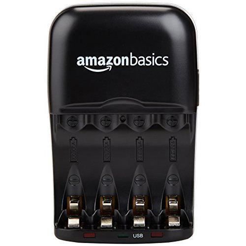 Basics Chargeur de piles Ni-MH AA et AAA avec port USB - V-3299USB-EU