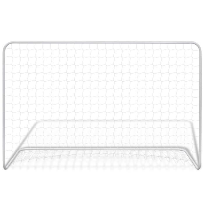 Buts et filets de football Cage de football en acier 182 x 61 x 122 cm