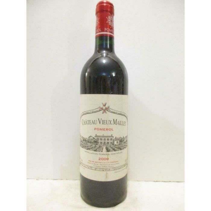 pomerol château vieux maillet rouge 2000 - bordeaux