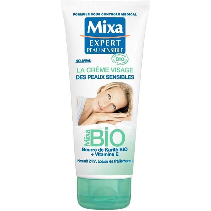 Mixa BIO La Crème Visage Des Peaux Sensibles 100 ml Lot de 1 203