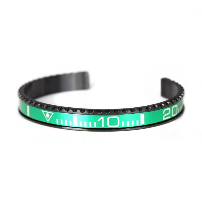 BRACELET HOMME OYSTER BK-SUB-GRN VERT