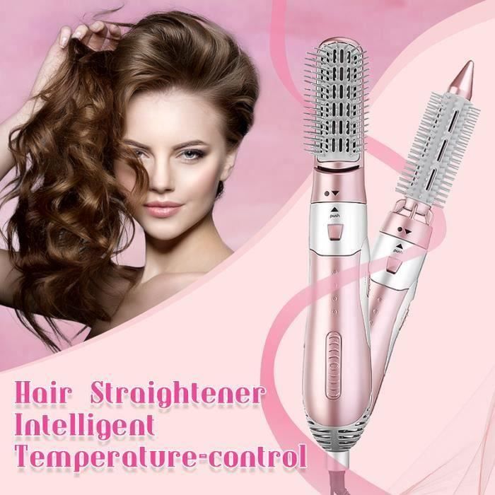 TEMPSA brosse lissante - Peigne Electrique - Sèche-Cheveux Set - Fer A Friser 1200W multifonction