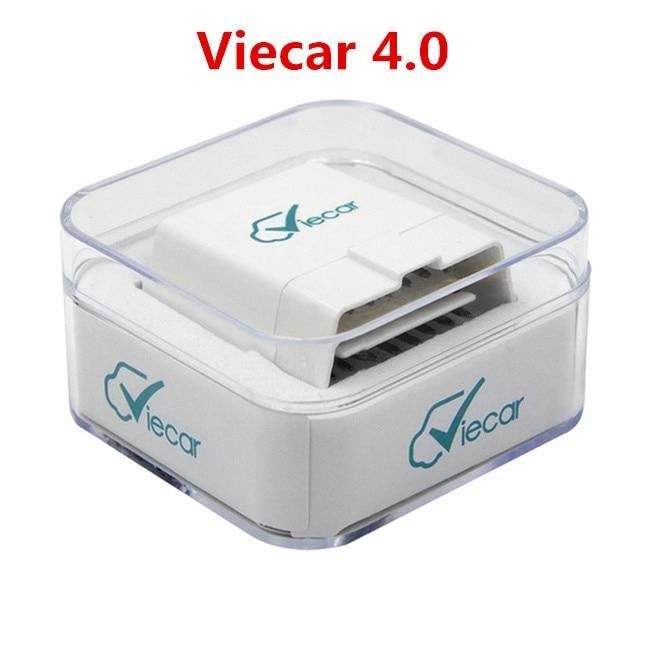 Viecar ELM327 V1.5 – meilleur outil de Diagnostic de voiture, lecteur de Code OBD2, Bluetooth 4.0, pour iOS-A Viecar Acrylic Box