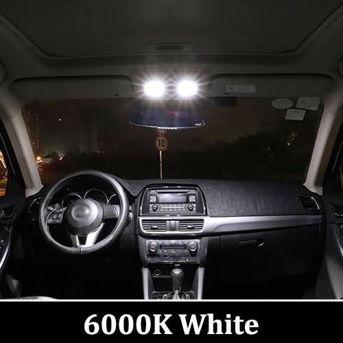 307 CC (03-10) 12PC - éclairage intérieur de voiture, pour Peugeot - blanc