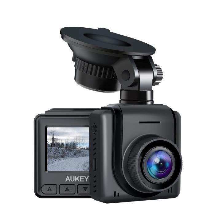 AUKEY Mini Caméra Voiture Full HD 1080p avec écran 1.5 Pouces, Dashcam 170° Grand Angle, Super Vision Nocturne, G-Sensor, WDR DRA5