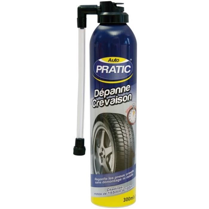 Dépanne crevaison 300ml p/pneu de 155 à 185