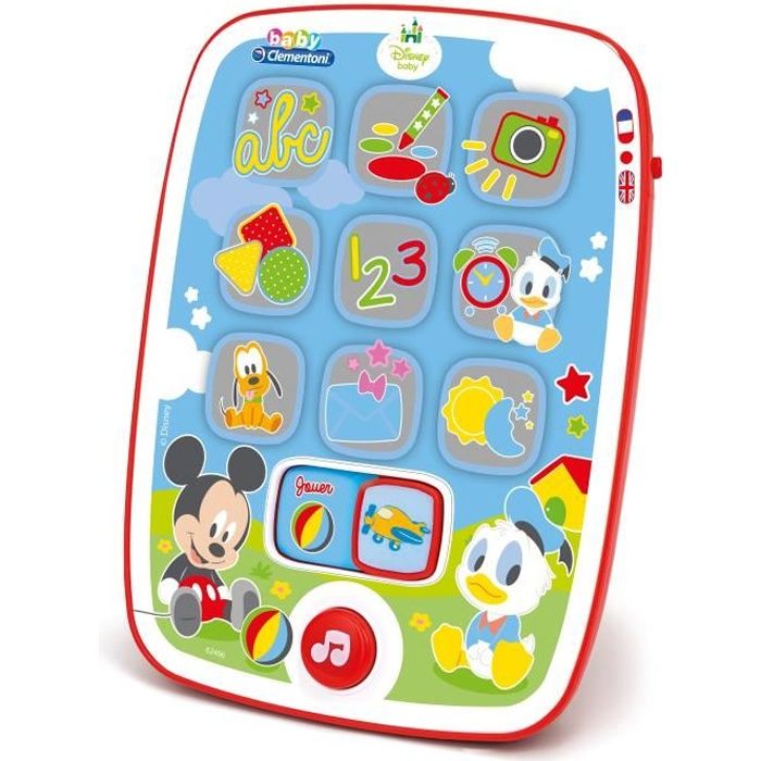 CLEMENTONI Disney Baby - Ma première Tablette Mickey - Jeu d'éveil