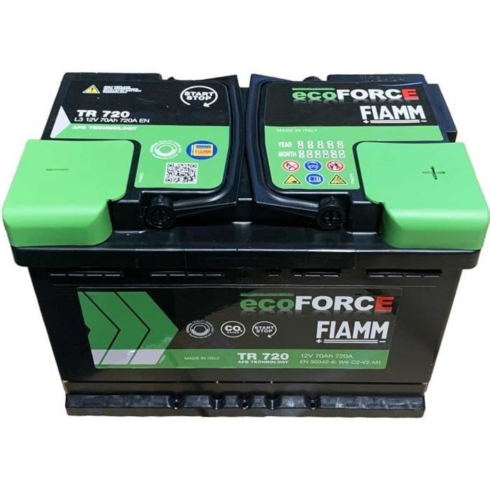 BATTERIE AUTO FIAMM Start-Stop AFB 70Ah 720A 12V