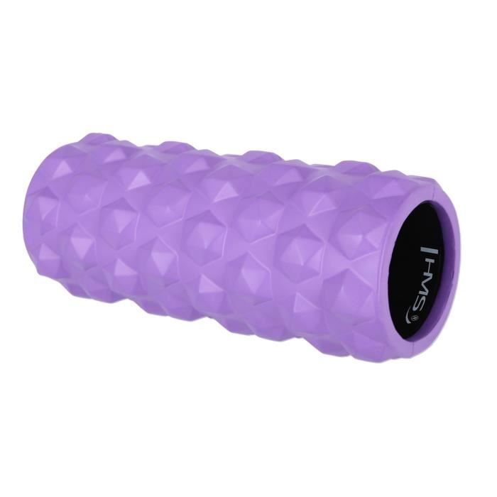 HMSPORT - Rouleau de massage fitness - Roller en mousse - Appareil de massage - Rouleau de mobilité - Violet