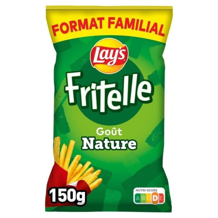 LAY'S - Fritelle Nature 150G - Lot De 4