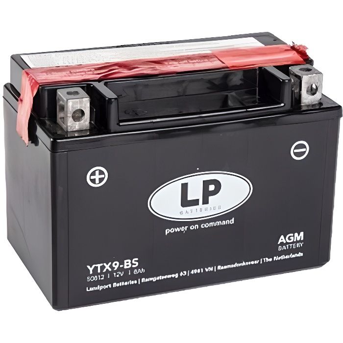 Batterie - SUZUKI BURGMAN 125 de 2002 à 2018 YTX9-BS étanche AGM 12Volts 8Ah