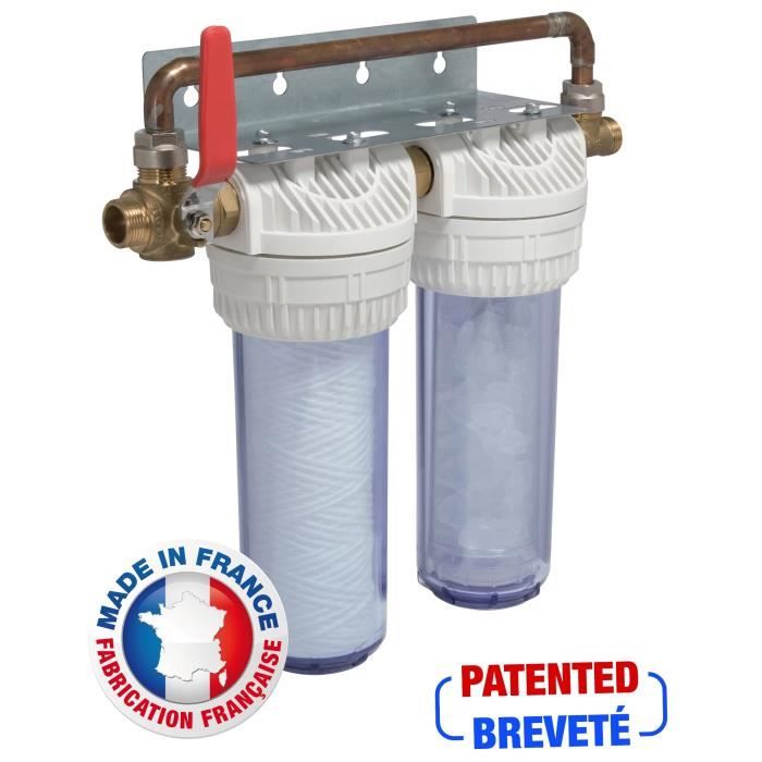 AQUAWATER Station de filtration anti-tartre haute performance 12 mois