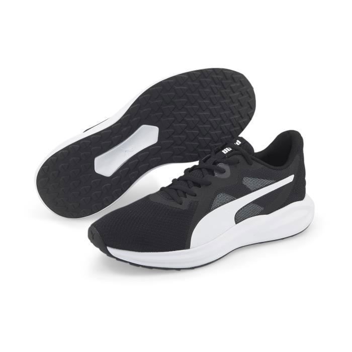Chaussure running Twitch Runner - PUMA - noir/blanc - homme