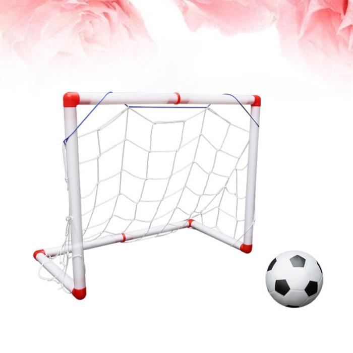 1 Set 56cm Mini Football But Net Porte Enfants Sports d'Intérieur Jouets Avec-Football Gonfleur mini cage - mini but football