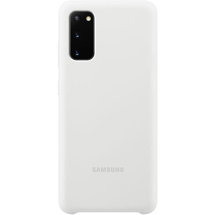 Coque Silicone S20 Blanc