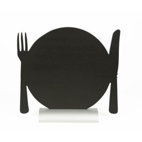 Silhouette de table avec socle aluminium ASSIETTE
