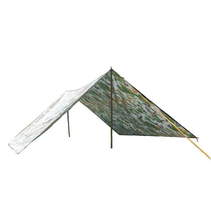 Tente d'alpinisme Tapis légère CampingHiking imperméable Escalade Voyage Camouflage