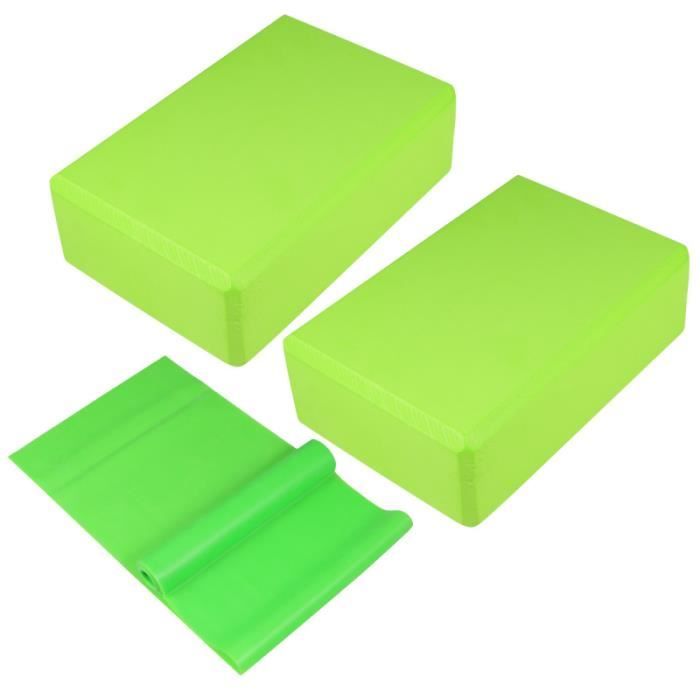 3 pièces outils auxiliaires de danse débutant soutien mousse brique haute densité TAPIS DE SOL - TAPIS DE GYM - TAPIS DE YOGA