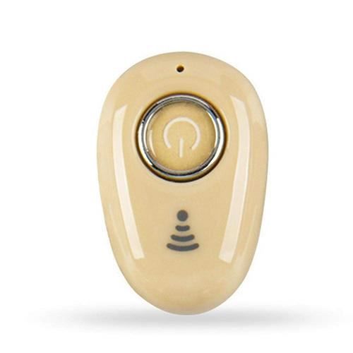 gold -Mini écouteurs Bluetooth TWS invisibles,oreillettes sans fil,stop bruit,mains libres,stéréo,avec Microphone