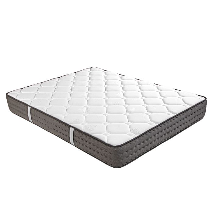Matelas réversible BORA en mousse 3D face été/ hiver mémoire de forme indépendance du couchage - 140X190X20 cm