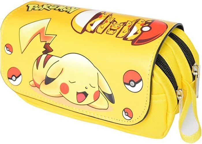 TIANNAIT Lot De 2 Trousses à Crayons En Peluche, Jolie Trousse à Crayons Arc-en-ciel, Souple De