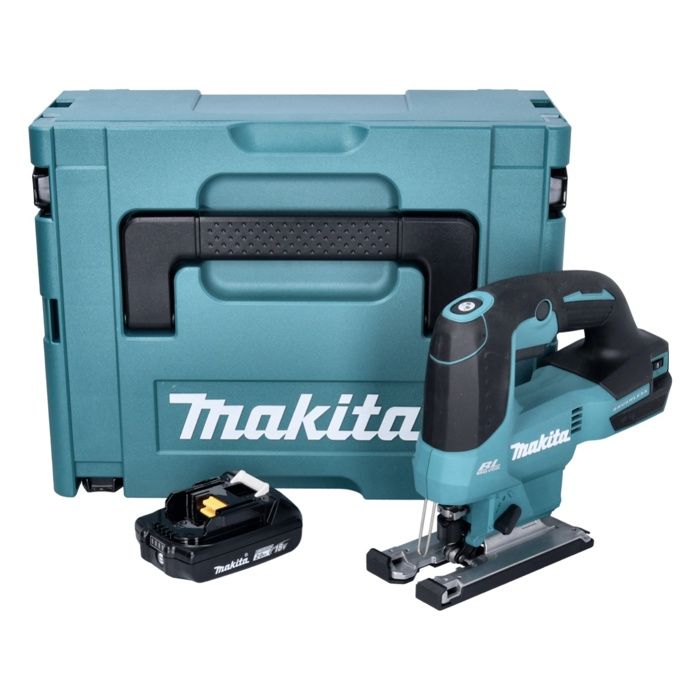 Makita DJV 184 A1J Scie sauteuse sans fil 18 V Brushless + 1x batterie 2 0 Ah + Makpac sans chargeur - vue 2