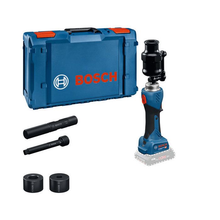 Poinçonneuse hydraulique sans fil BOSCH PROFESSIONAL GLH 18V 60 18V 2 entretoises + 2 goujons dextraction