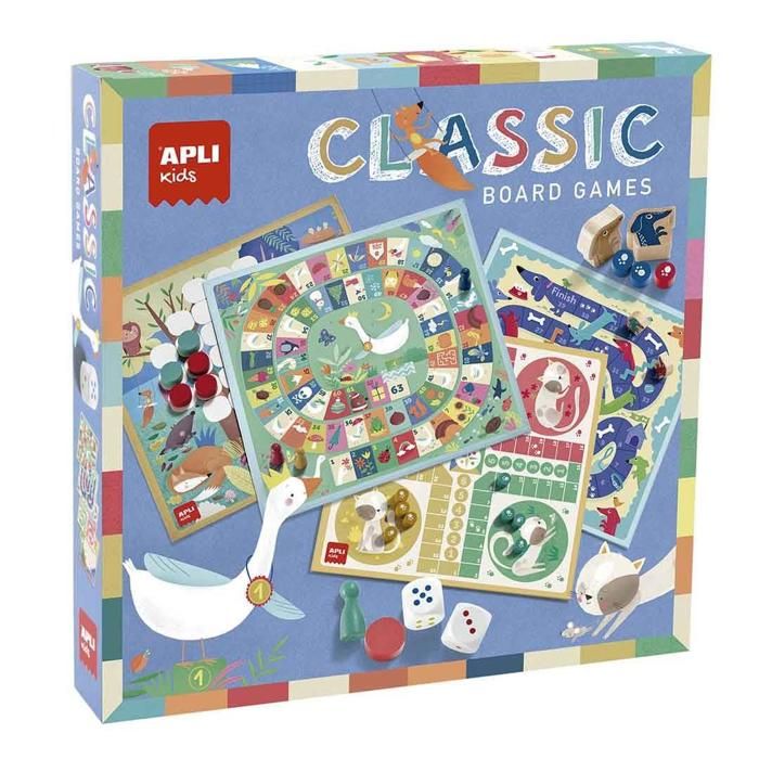 Jeux de société 4 en 1 : un ensemble de 4 jeux de société classiques ...