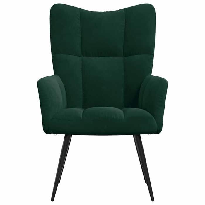 Bestseller Chaise/Fauteuil de relaxation - BURKE - 110 kg par siège - Vert foncé Velours FF746