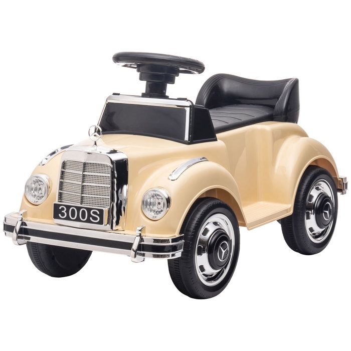 Porteur Enfants Voiture Licence Mercedes-Benz 300S 18-48 Mois Coffre Rangement Sous Siege Noir 74792240
