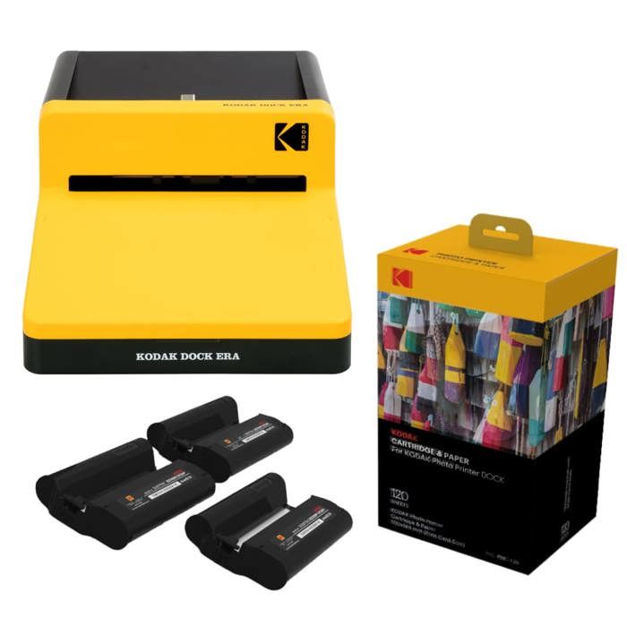 KODAK – Pack Imprimante Photo Bluetooth PD460 + Cartouche 120 Photos Format Carte Postale 10x15 cm Neuf - vue 4