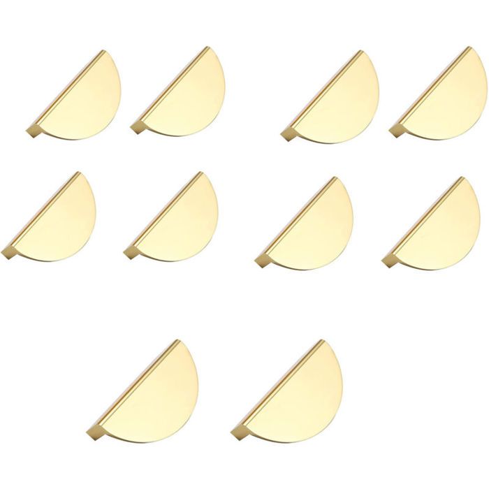 10 poignées de cuisine en métal poignées de meubles en métal doré poignées darmoires en métal doré pour fours
