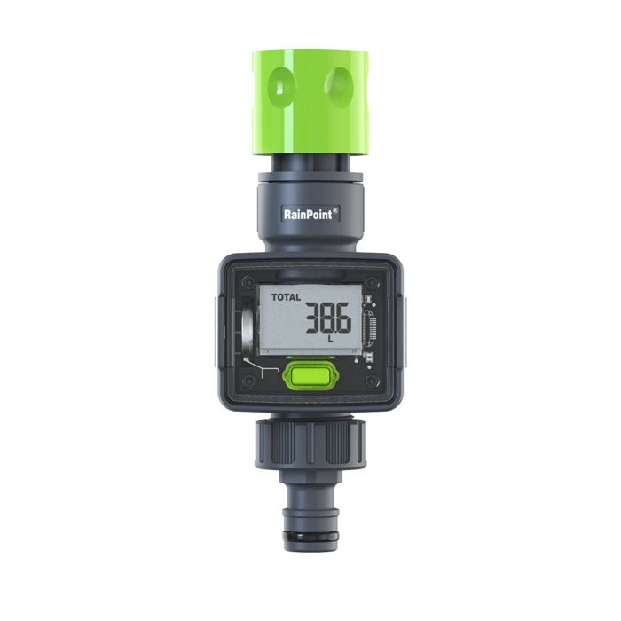 Compteur deau jardin programmable - 4 modes de mesure Économiseur deau - Arrosage et gestion eau - Connexion 3 4