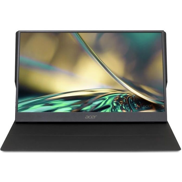 Acer 15.6' LED - PM161QAbmiuuzx - 1920 x 1080 pixels - 5 ms (gris à gris) - 16/9 - Dalle IPS - Portable - mini HDMI/USB-C - Noir