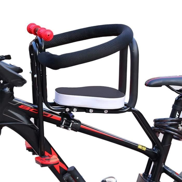 Siege de velo pour enfant a l avant 2 6 ans jusqu a 50 kg maximum Siege avant pliable pour VTT Cdiscount Sport