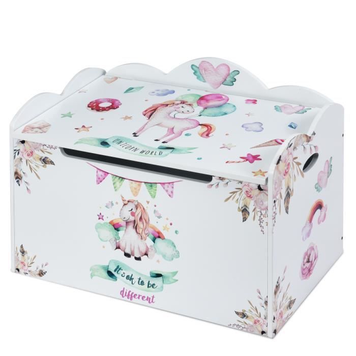 Coffre De Rangement En Bois Enfant