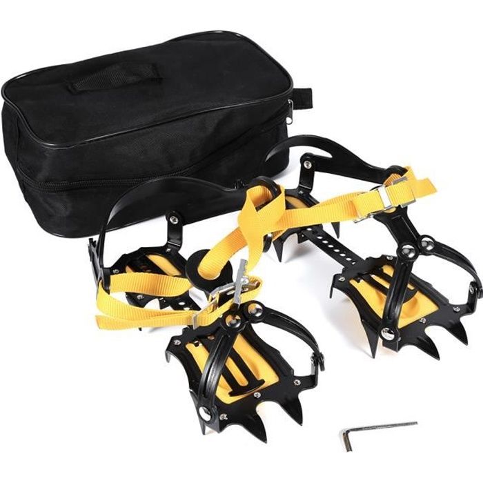 Crampons à Glace, Plusieurs Tailles de Crampons à Glace antidérapants pour  Routes glacées pour tronçons Dangereux de sentiers pour Terrain en Pente  pour Boue et Herbe mouillée pour Hommes : : Hygiène et Santé