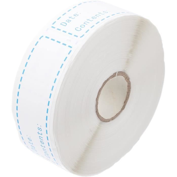 1 Rouleau Étiquettes De Stockage Des Aliments Autocollants Congélateur ...