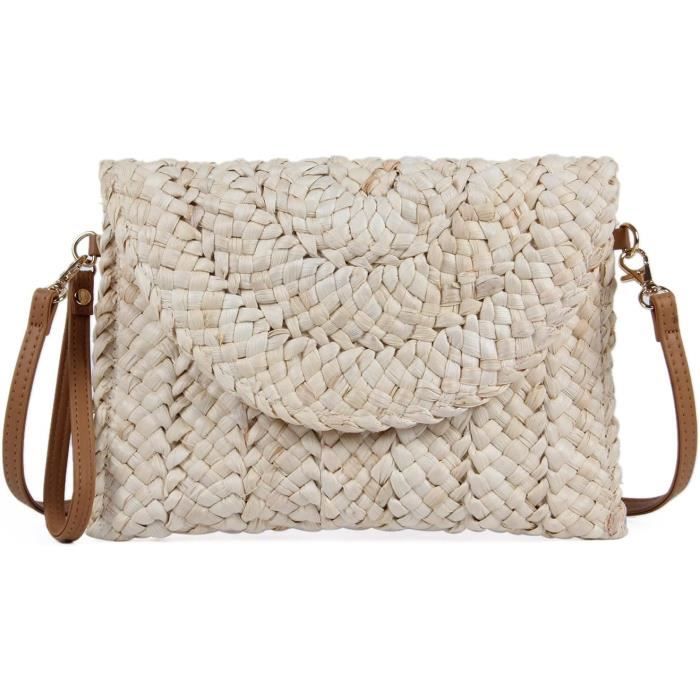 Pochette 2025 femme beige