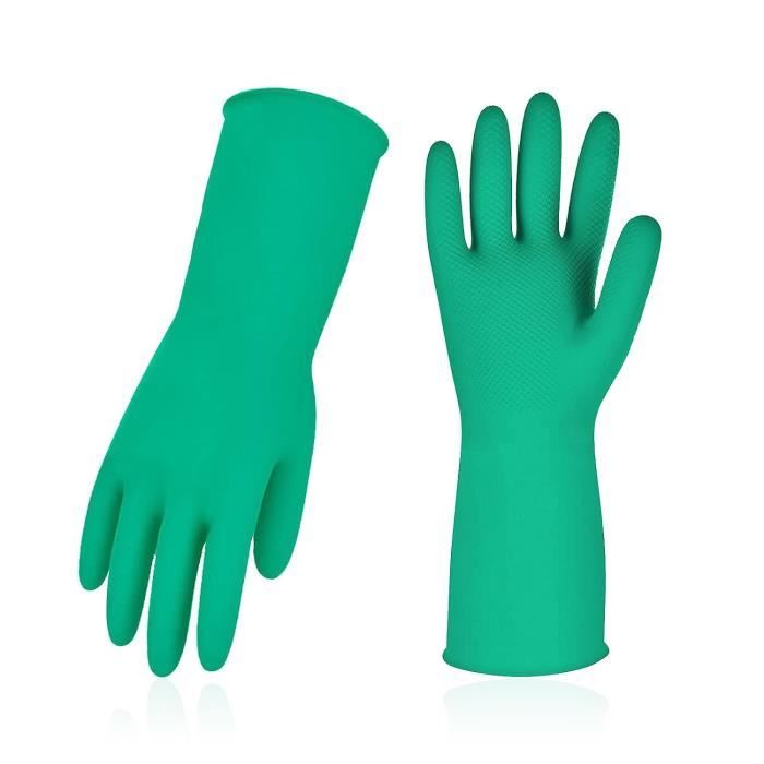 3 paires de gants ménagers Gants de lave-vaisselle en caoutchouc Épaisseur  supplémentaire