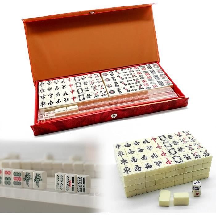 Mini Mahjong Set - Jeu Majhong - Costume De Mahjong Traditionnel