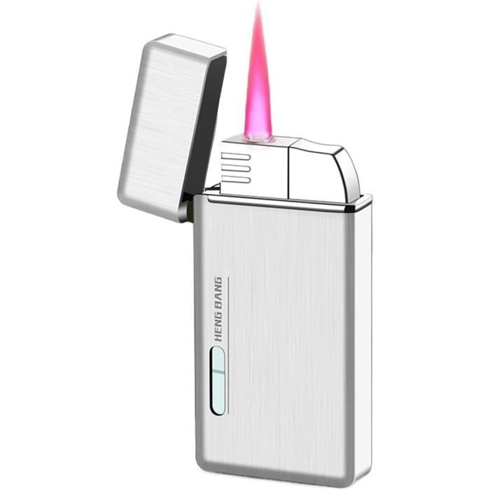 Allume-Cigare En Métal, Briquet Torche Au Butane, Briquet Coupe-Vent À