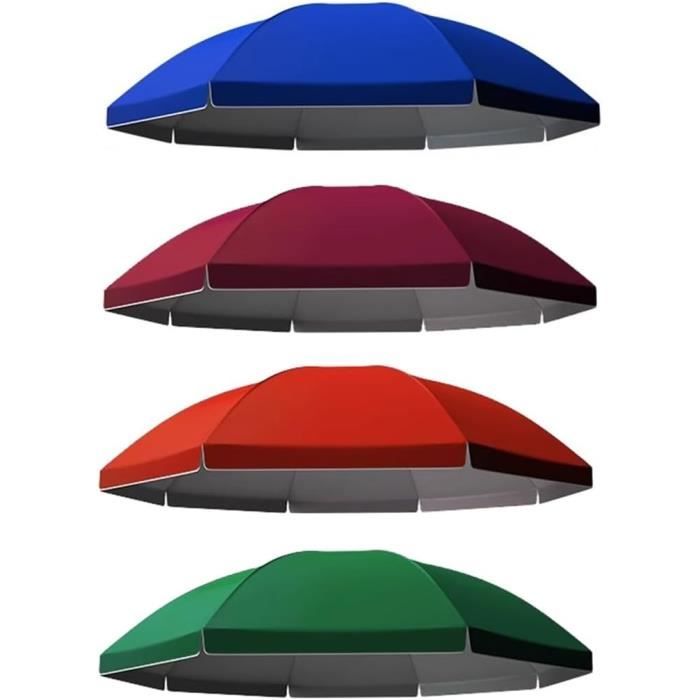 Leww Auvent De Rechange Pour Parasol Terrasse 3m 8 Baleines - Protection UV