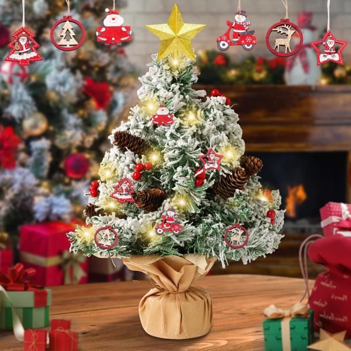 Sapins De Noel Artificiel,50 Cm Petit Sapin De Noel Artificiel,Pin