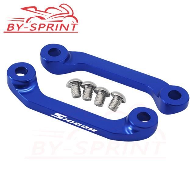 REPAIROCK Lot De 4 Repose-Pieds Arrière Vélo BMX MTB Bleu - Alu 3/8" - Antidérapants Et Solides !