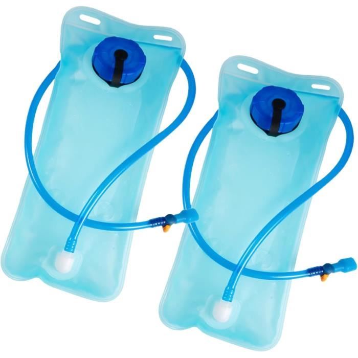 Poche Hydratation 2L Poche a Eau Sacs à Dos dhydratation Sacs dhydratation Gourde Souple Running Réservoir deau à Ouverture