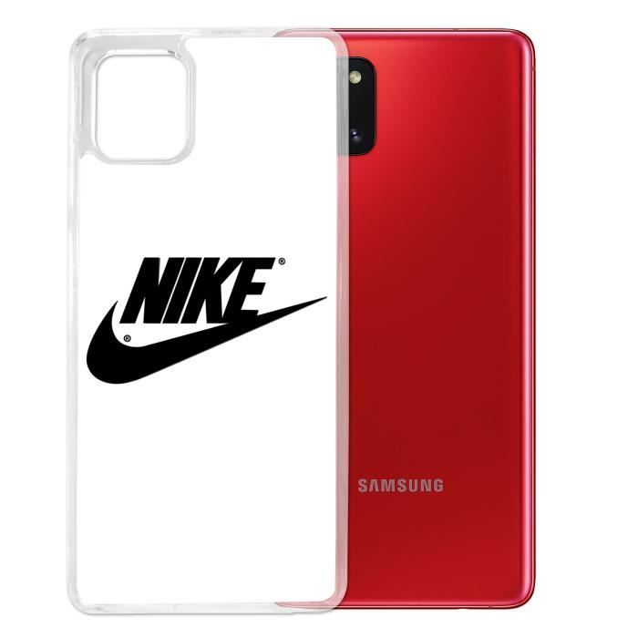 Coque Samsung Galaxy Note 10 Lite - Nike Logo Blan