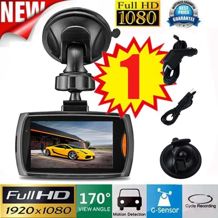 1x Voiture 1080p 2 2 Dash Camera Vehicule Dvr Full Hd Cam Video G