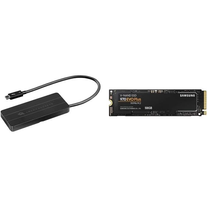 Envoy Express Thunderbolt 3 Boitier pour SSD M.2 NVMe Samsung 970 Evo Plus MZ V7S500BW Disque SSD Interne NVMe M.2 500 Go 720 Cdiscount Informatique