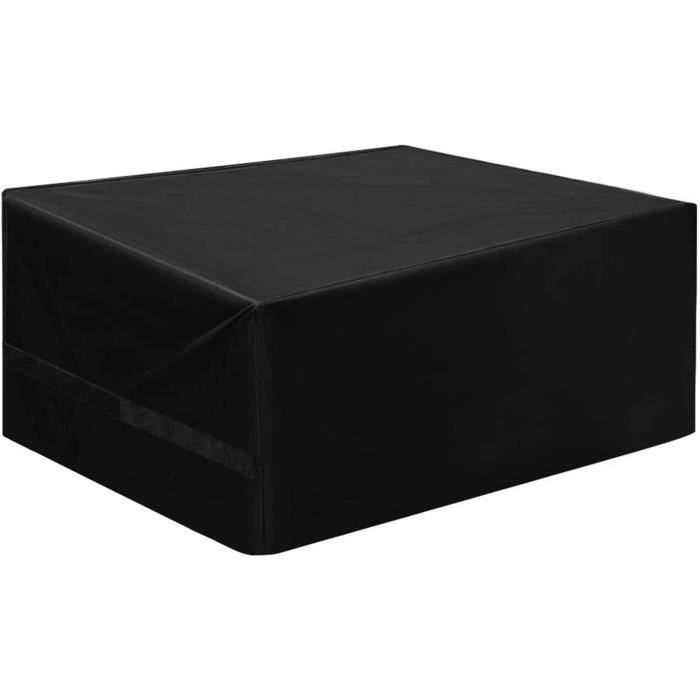 Housse De Protection Meuble Extérieur - Noir 85x33x107 Cm - Anti-poussière, Pluie Et UV